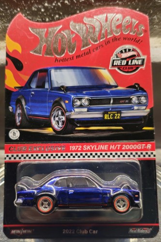 Hot Wheels RLC Redline Club Exclusive 1972 Nissan Skyline H/T 2000GT-R