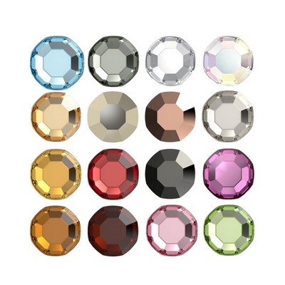 Swarovski Kristalle 2000 Rose Strasssteine - No Hotfix, Hotfix
