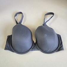 Victoria's Secret Women Bra 32DD Gray Lined Perfect Coverage Body By READ