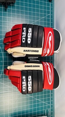 Rawlings 550 Pro Hockey Gloves 14 inch Vintage Anatomic Design