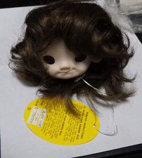 BJD L brown doll wig 14-15" NO DOLL HEAD INCLUDED Kemper baby boy girl
