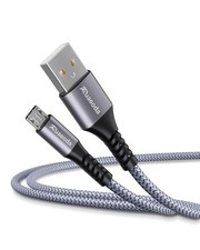 Micro USB Cable Android Charger 6ft 2PACK PS4 2Pack 6ft, nylon braid
