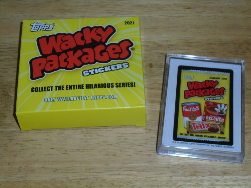 Topps Wacky Packages Jan 2021 Exclusive On Line Set with Box Unhandled Price 60.