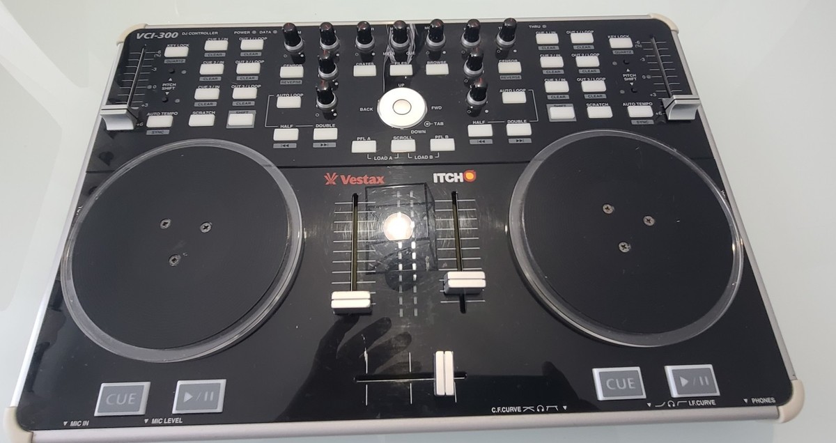 DJ機材 Vestax VCI-300MKII DJ Controller ITCH Vestax VCI 300 MKII DJ Controller With Serato Itch Black for