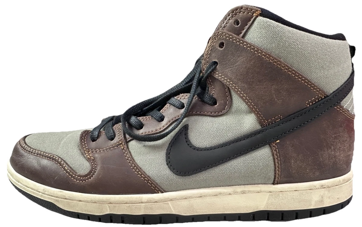 靴 NIKE SB DUNK HIGH \"BAROQUE BROWN\" EP. 49 Nike SB Dunk High Baroque Brown Review - YouTube