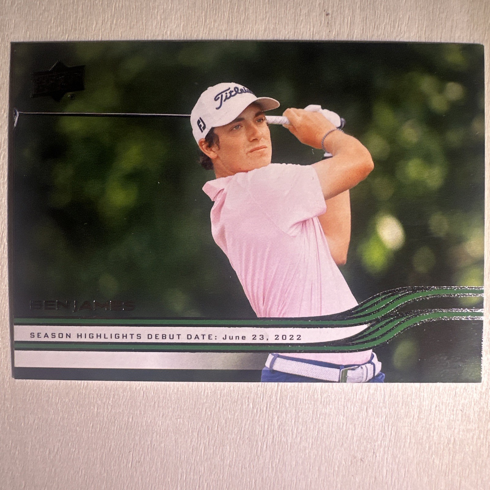 2026 Upper Deck - Debut Dates Ben James #83 Green (RC)