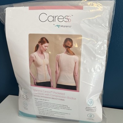 Marena Caress  Pocketed Camisole with Compression Bodice 42 B/C Beige NEW