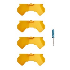 Amber Light Cover For maXpeedingrods 5" Square LED Driving Lights 4PC Waterproof