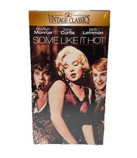 SOME LIKE IT HOT VHS Marilyn Monroe, Tony Curtis, Jack Lemmon Brand New B W