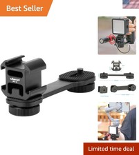 PT-3 Triple Cold Shoe Mount Bracket for DJI OSMO Mobile and Gimbal Stabilizers