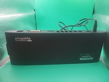 Plugable UD-3900H USB 3.0 6-Port Dual Monitor Horizontal Docking Station for...