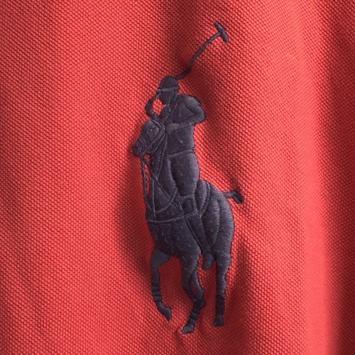 Polo Ralph Lauren Poloshirt Herren XL Big Pony #3 bestickt koralle rosa - Bild 6 von 8