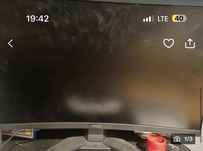MSI 24 Zoll Curved Gaming Monitor Schwarz HDMI 2.1/2.0/1.4 (1:1)