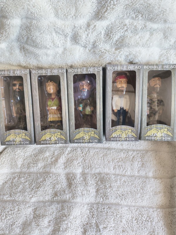 Duck Dynasty Bobbleheads Complete Set Of 5 In Original Packaging 