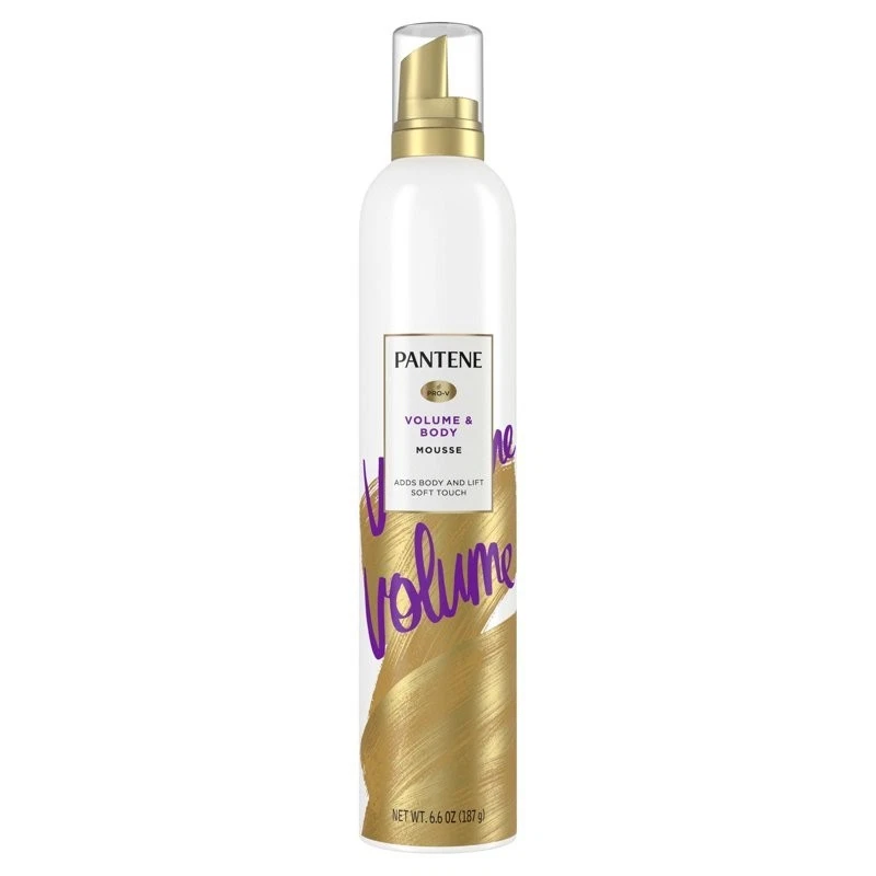 Pantene Pro-V Volumen Mousse Extra Cuerpo para Cabello Fino, 6.6 OZ Foto 2 de 4