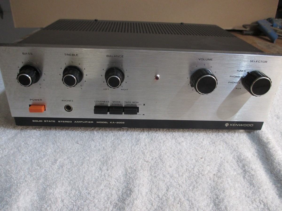 Vintage Kenwood KA-2002 Integrated Amplifier - Tested & Working | eBay