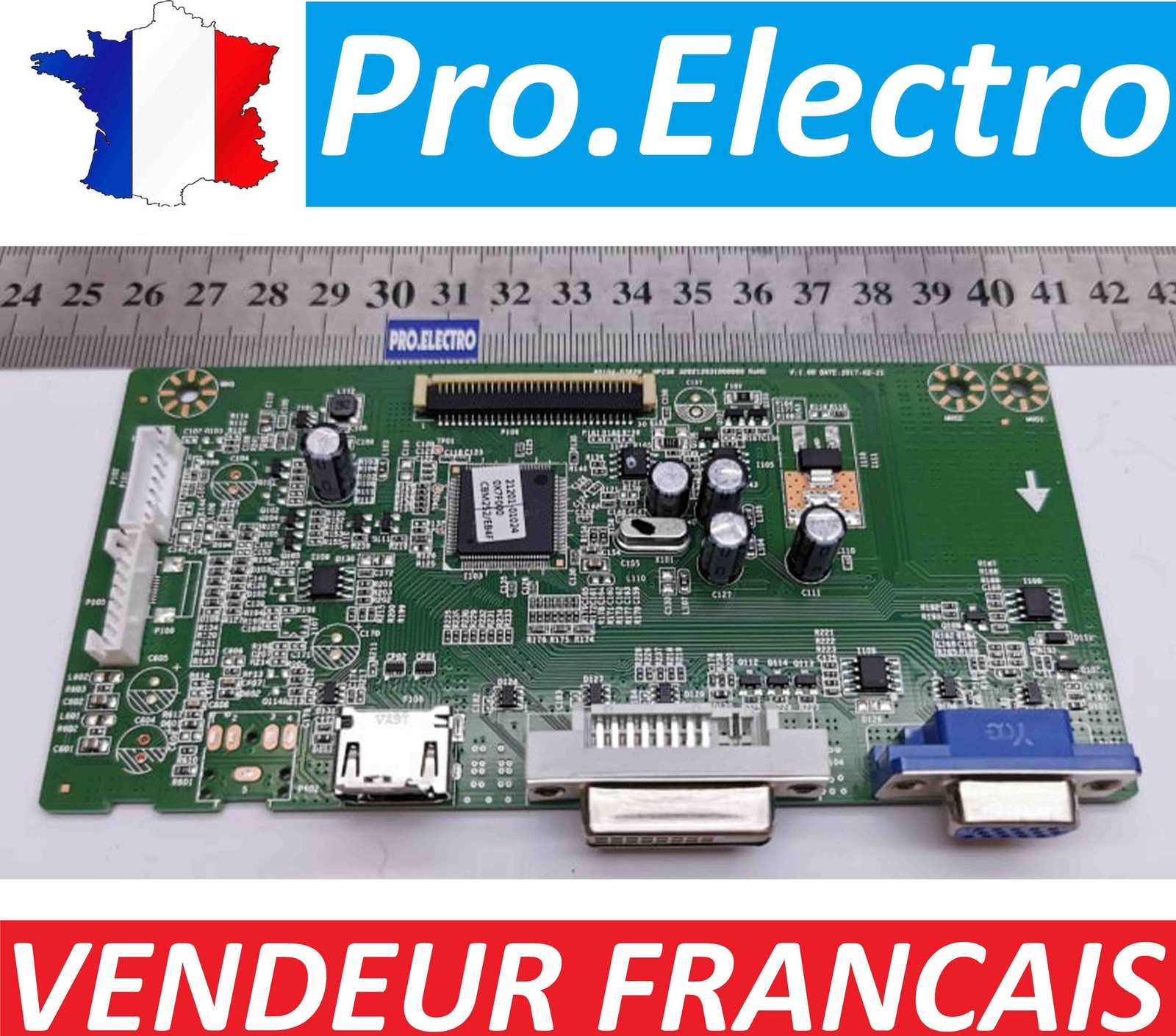 Carte mère TV HP 24Y 60104-03620 pour écran HP238