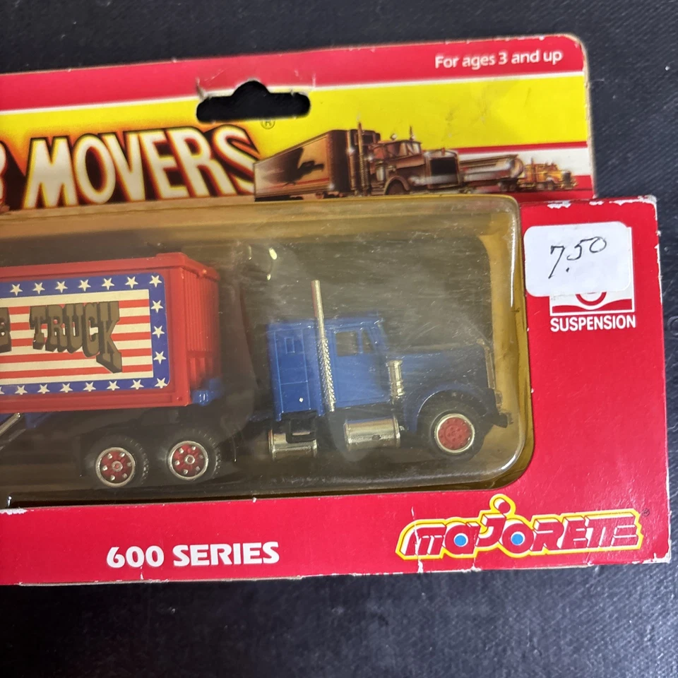 Camión de colección Majorette Super Movers Eagle serie 600 escala HO diecast Francia Foto 3 de 4