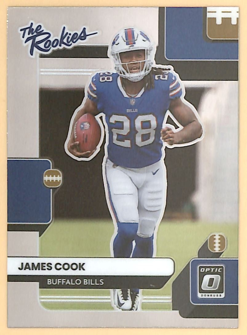 2022 Donruss Optic The Rookies #TR-20 James Cook Rookie Buffalo Bills