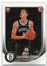 2025-26 Bowman Basketball Egor Dëmin #8 Brooklyn Nets RC