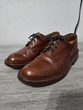 Tricker's 'Woodstock' Plain Derby Shoe - Marron Antique UK 6.5 - 5 Width US 7.5