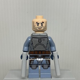 LEGO Star Wars Episode 2 sw0468 Jango Fett Smile Minifigure & Guns 75015