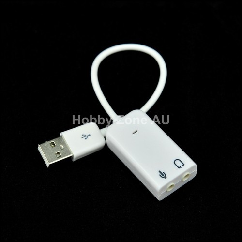 USB 2.0 AUDIO SOUND CARD ADAPTER CABLE 3D VIRTUAL 7.1 CH Win7 64 Linux Mac OS - Picture 2 of 4