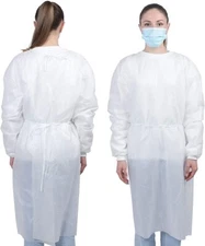 50 Level 2 Isolation Gown-PPE -Protective  - Waterproof - Neck Waist Tie