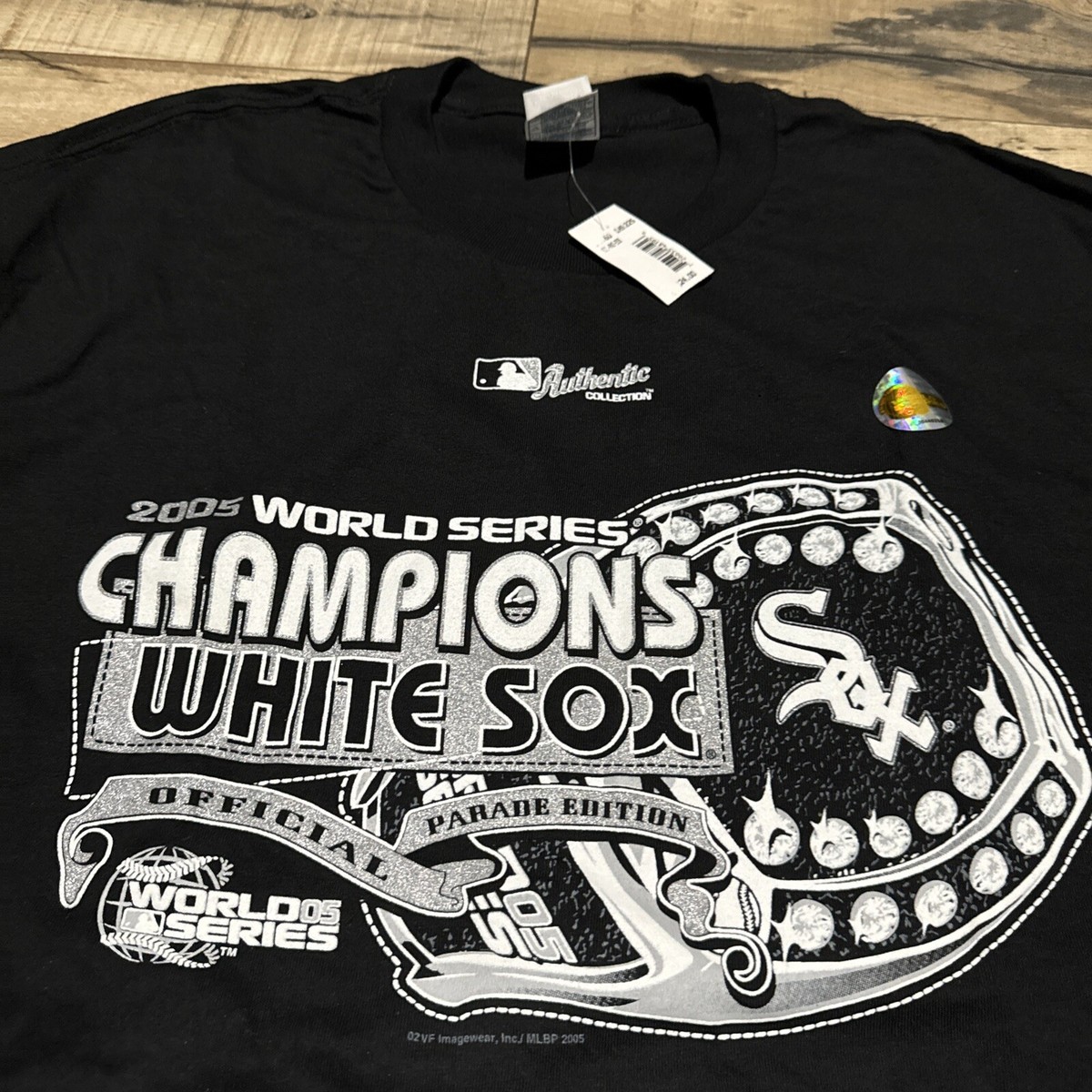 Chicago White Sox 2005 World Series Champions Ring T-Shirt XLarge