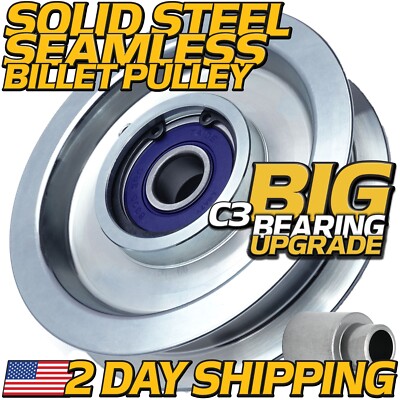 Genuine Hustler Idler Pulley Part #607163 - Fits DASH, RAPTOR X, XD, XL, BIGDOG & REX Mowers 6 thumbnail image
