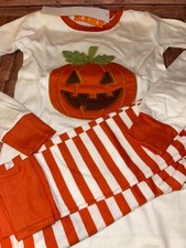 NWT Gymboree unisex boys girls Lil' Pumpkin Halloween gymmies pjs pajamas sz 10