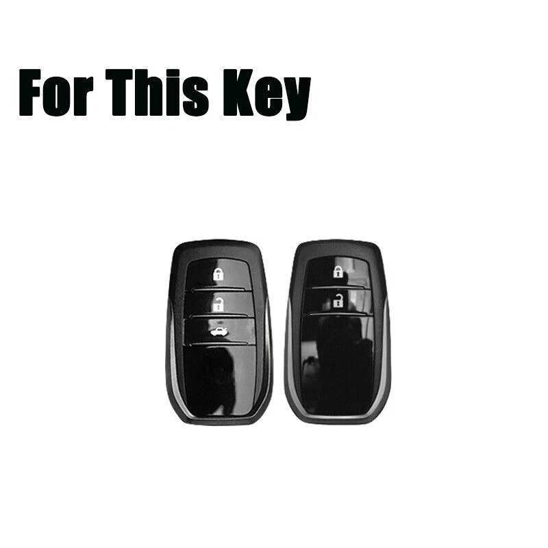 Funda protectora de aleación de silicona TPU para llave de coche para Toyota Camry Avalon RAV4 Prius Corolla Foto 2 de 4