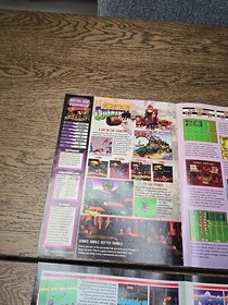 Animaniacs SNES Super NES Buyers Guide Pullout Cheat Sheets Cut Outs Vtg 1994