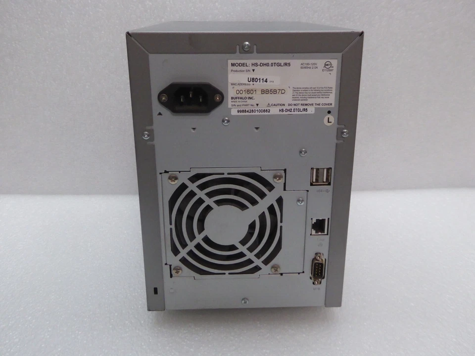 Buffalo TeraStation HS-DH0.0TGL/R5 4-Bay 3.5" SATA HDD { No HDDS } - Image 4 of 4