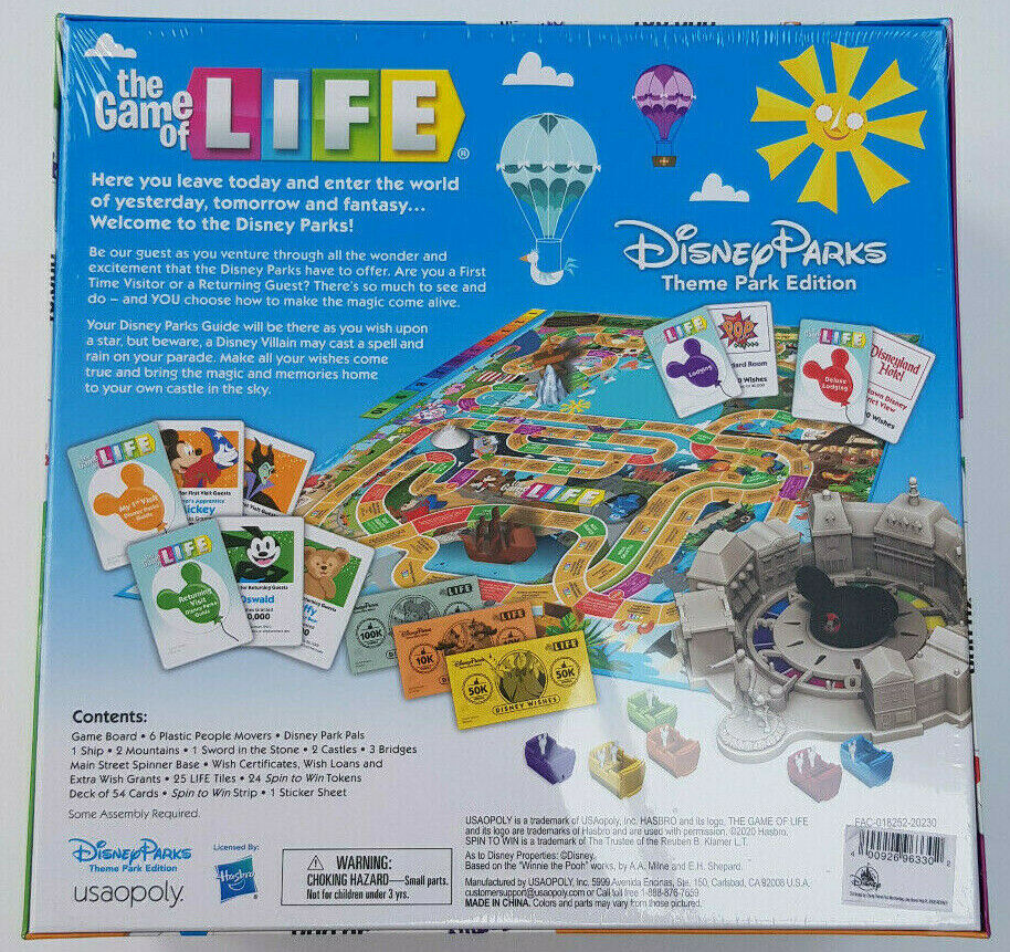 The Game of LIFE – Disney Parks Theme Park Edition