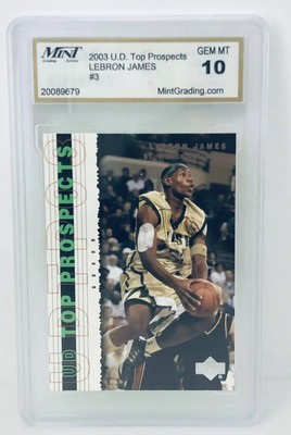 upper deck lebron james top prospect