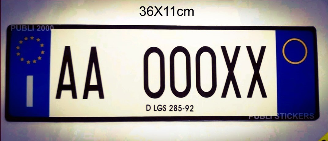Targa Shield TARGA REPLICA IN ALLUMINIO PER MOTO ENDURO 10x10 Cm - Foto 2