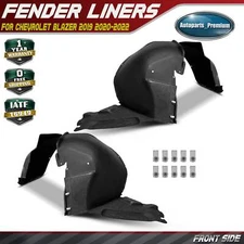 2pcs Front Side Inner Fender Liners Splash Shield for Chevrolet Blazer 2019-2022