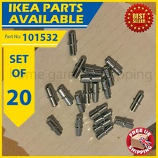 101532 X 20 IKEA Billy Bookcase/ METOD Shelf Pins/ Support/ Fixings 100% Genuine