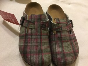 BIRKIâS BY BIRKENSTOCK YORKSHIRE RED BIRKO-FELT PLAID MULTI WOMEN'S US 6N EU 37 | eBay