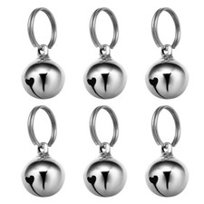 6PCS Dog Neck Bell Metal Sleigh Bells Pet Collar Bell Dog Bells
