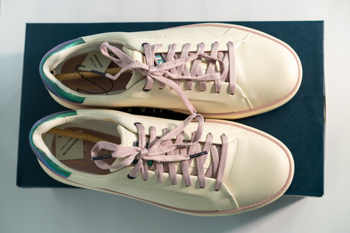 New Cole Haan Women's GrandPro Topspin Golf Shoes sz 10 Ivory Waterproof W29612 - Picture 5 of 12