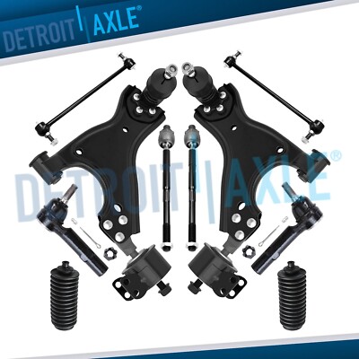 Front Lower Control Arm Tie Rod Suspension Kit for 07-16 Acadia Enclave Traverse