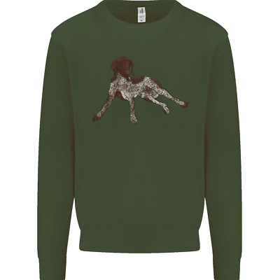 Deutsch Kurzhaar Zeiger Hund Herren Sweatshirt Pullover
