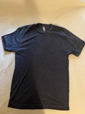 Next Level Men's Tri-Blend Crew Neck Tee NWOT Dark Gray Medium