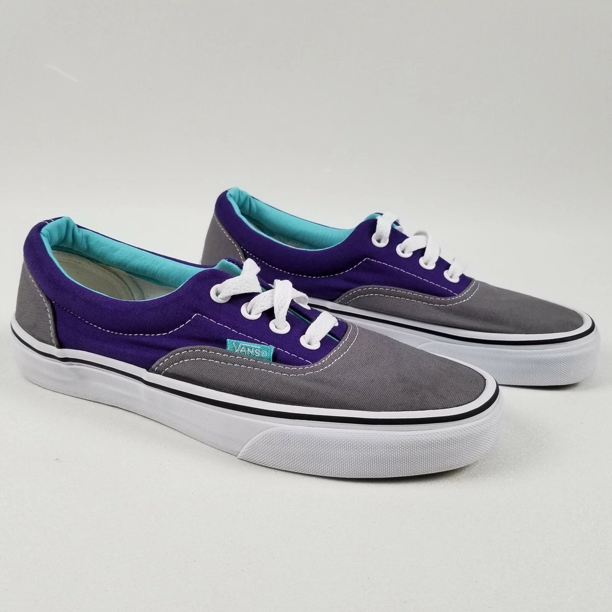 Vans teal hotsell and gray
