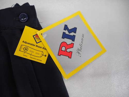 Girls R/K Navy Blue Box Pleat Uniform Skort Junior Sizes 13 & 15 - Picture 5 of 7