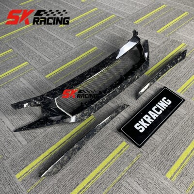 Fits Honda Civic FK7 FK8 FC1 Forged/Carbon Fiber Front Grill Grille Hood Mesh