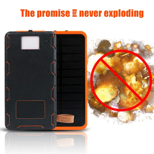 46800mAh Portable 6 Solar Panel Folding Power Bank Outdoor Camping Phone Charger image 17