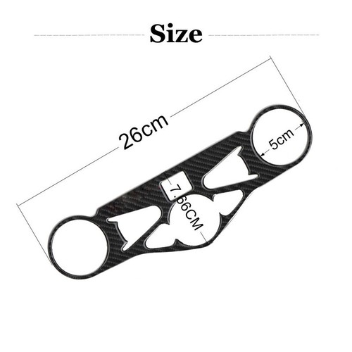 Handle Yoke Cover Triple Tree Protector for 08-16 CBR1000 Fireblade Carbon Fiber - Picture 3 of 3